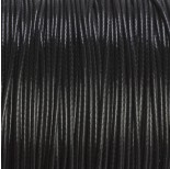 Zdjęcie - Sznurek powlekany czarny 1mm